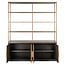 Richmond Interiors  Wandkast Carter brown large 4-doors
