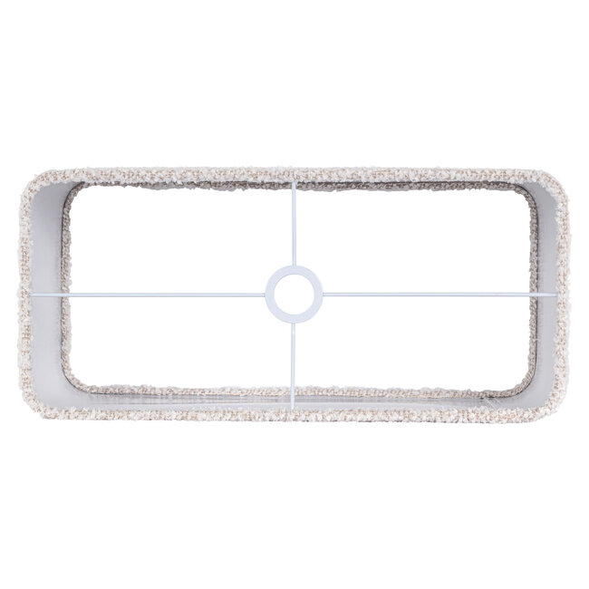 Richmond Interiors  Lampenkap Marly lovely cream rectangle large