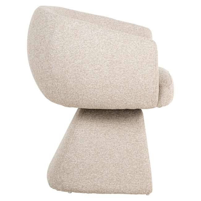 Richmond Interiors  Eetkamerstoel Quiriro biscotti swivel