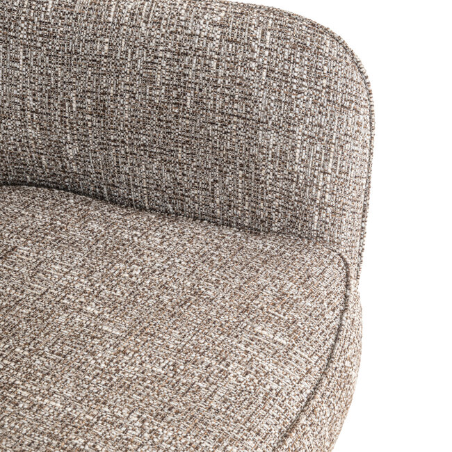 Richmond Interiors  Eetkamerstoel Ginerva earth tweed swivel