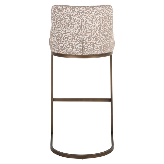 Richmond Interiors  Barstoel Bolton natural geo (Set of 2)