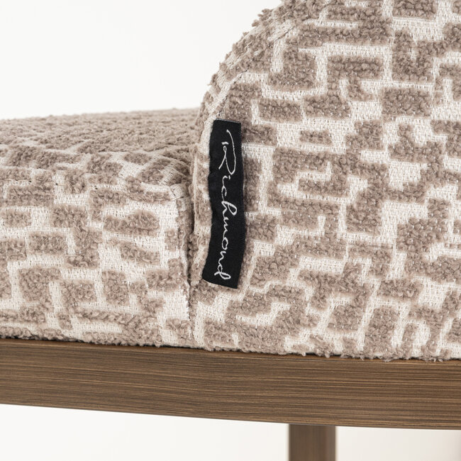 Richmond Interiors  Barstoel Bolton natural geo (Set of 2)