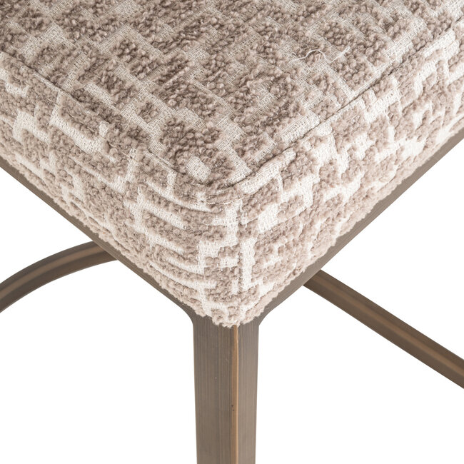 Richmond Interiors  Barstoel Bolton natural geo (Set of 2)