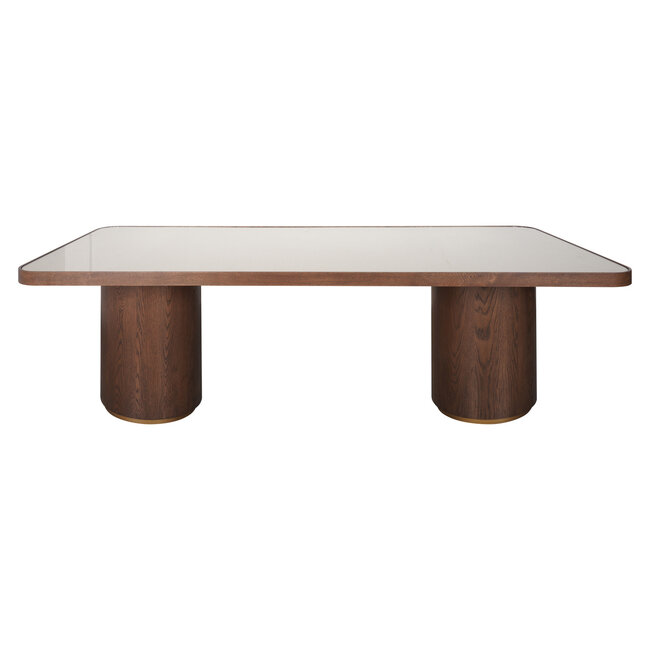 Richmond Interiors  Eettafel Willox brown 235 including glass