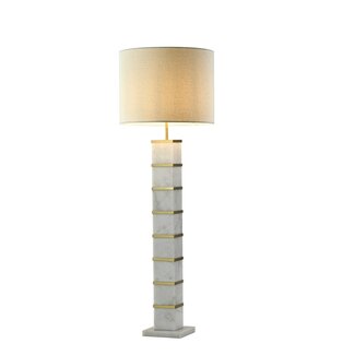 Richmond Interiors  Vloerlamp Celinae wit including lampshade