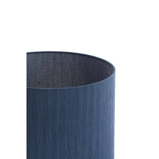 Light en Living Kap cilinder harper blauw Ø30 x 21 cm