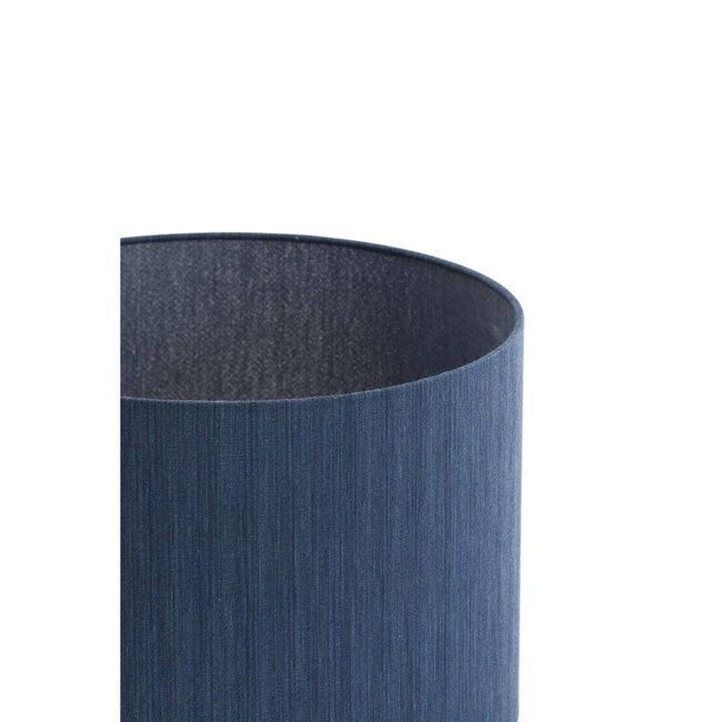 Light en Living Kap cilinder harper blauw Ø30 x 21 cm