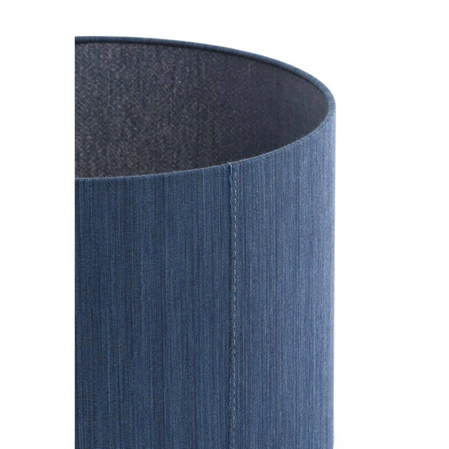 Light en Living Kap cilinder harper blauw Ø30 x 21 cm
