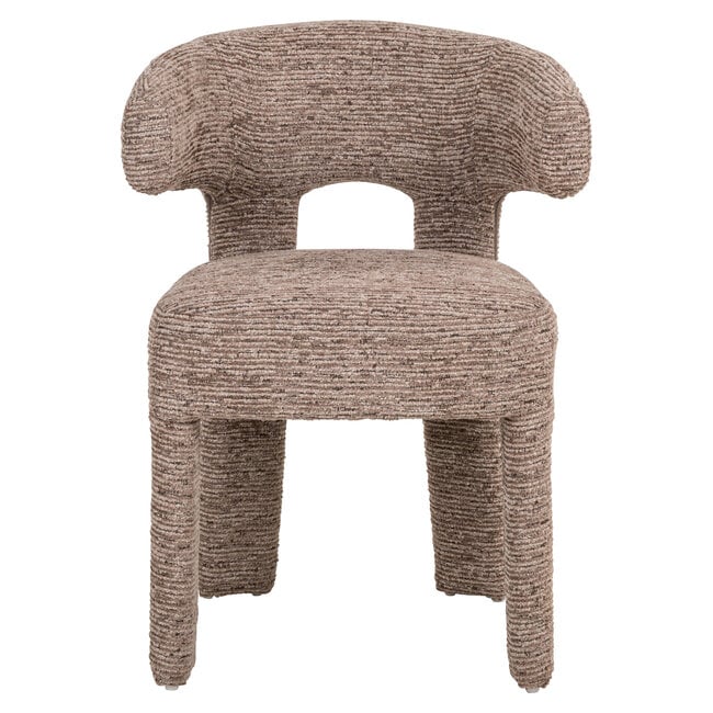 Richmond Interiors  Eetkamerstoel Nerio mocca linear