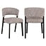 Richmond Interiors  Eetkamerstoel Zeno earth tweed