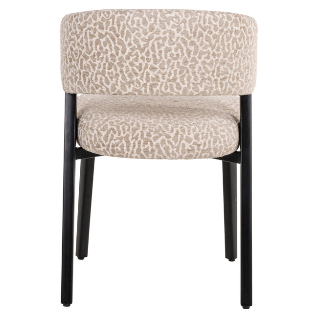 Richmond Interiors  Eetkamerstoel Zeno beige leopard