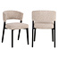 Richmond Interiors  Eetkamerstoel Zeno beige leopard
