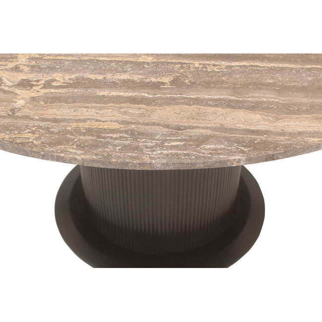 Richmond Interiors  Eettafel Russo brown 140Ø