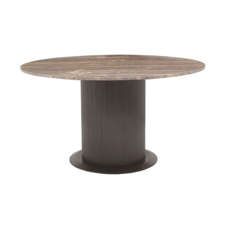 Richmond Interiors  Eettafel Russo bruin 140Ø