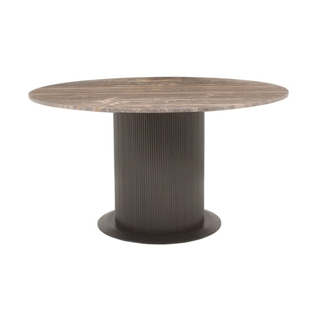 Richmond Interiors  Eettafel Russo brown 140Ø