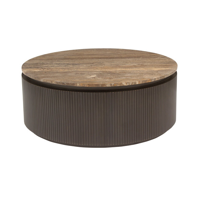 Richmond Interiors  Salontafel Russo brown 90Ø