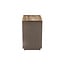 Richmond Interiors  Nachtkastje Russo brown 3-drawers