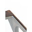 Light en Living Salontafel 112x70x41 cm YUKI acacia hout donker bruin+glas