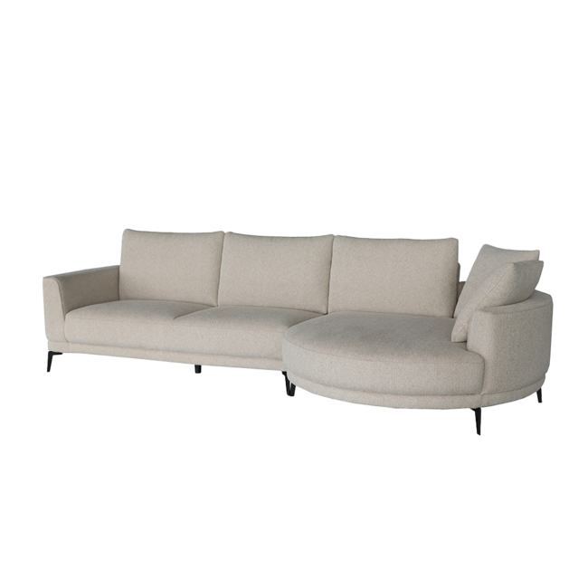 Tower Living Prescot 2 5-AL + Chaise R - Sahara 120 beige