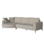Tower Living Bank Prescot 2 5-AR + Chaise L - Sahara 120 beige