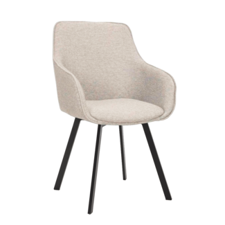 Tower Living Borgo Armstoel - Bjorn 24 beige (draaibaar)