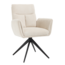 Tower Living Varzo Armstoel - Toro 25 cream (draaibaar)