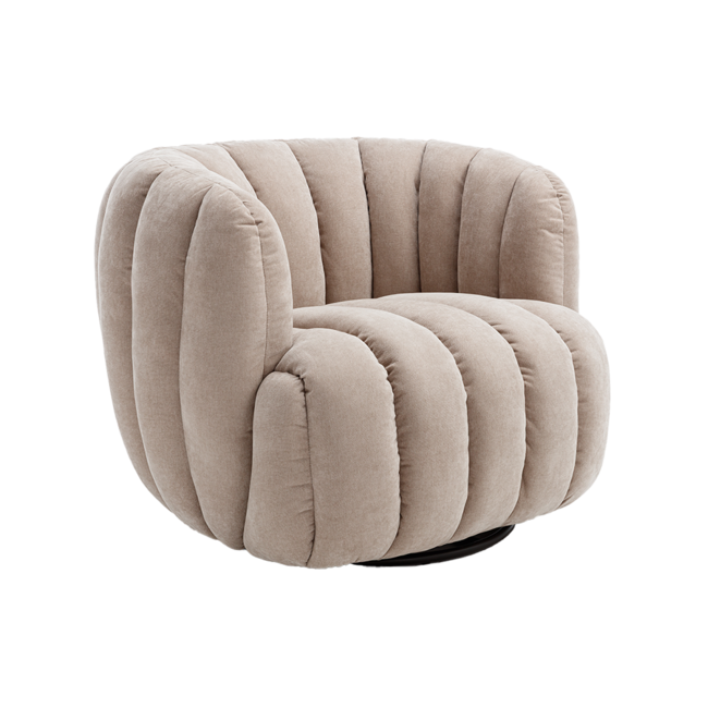 Tower Living Verdi Fauteuil- Maloy 31 beige (draaibaar)