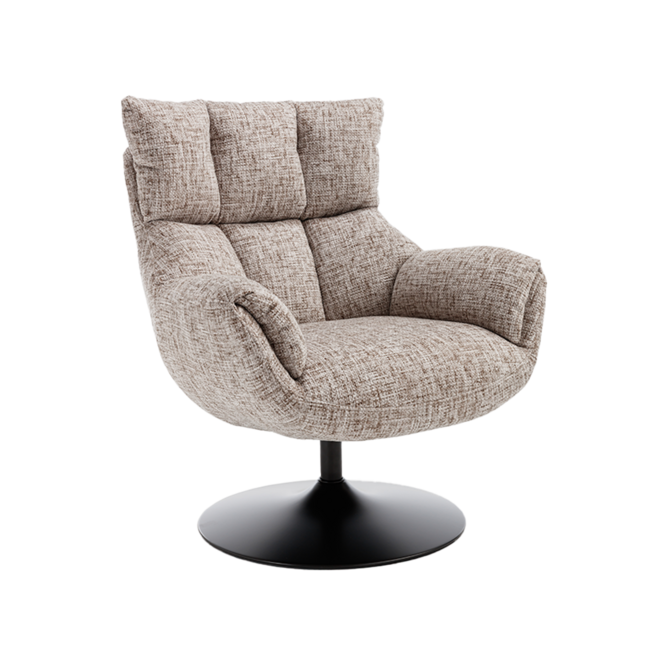Tower Living Force Fauteuil - Imo 15 beige-brown (draaibaar)