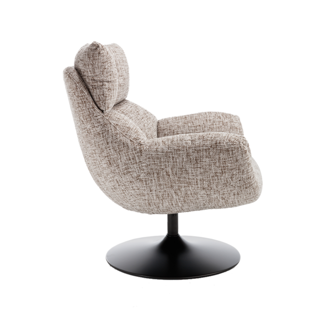 Tower Living Force Fauteuil - Imo 15 beige-brown (draaibaar)