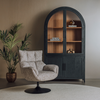 Tower Living Force Fauteuil - Imo 15 beige-brown (draaibaar)