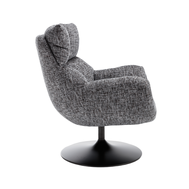 Tower Living Force Fauteuil - Imo 60 dark-grey (draaibaar)