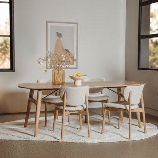 Tower Living Aura Eetkamertafel naturel 220 cm