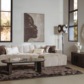 Tower Living Allure Salontafel donkerbruin 140 cm