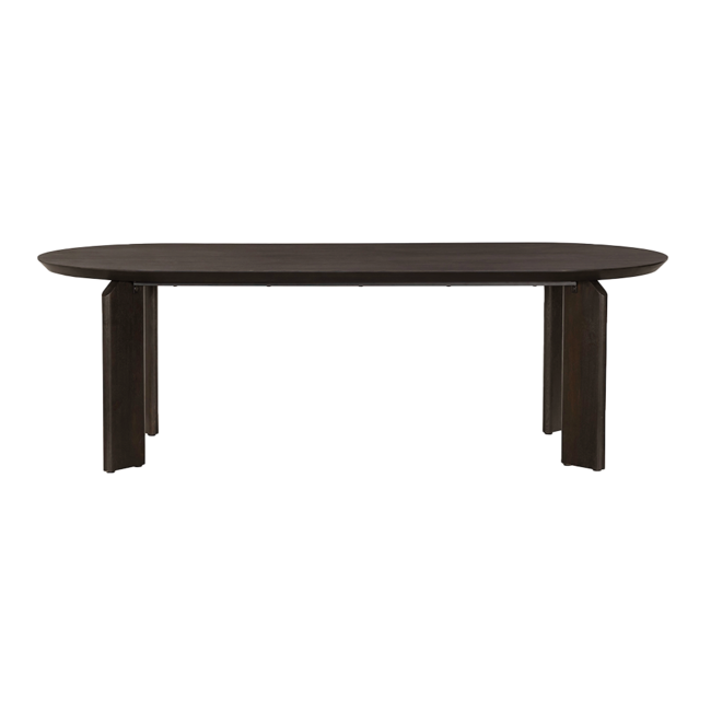 Tower Living Allure Eetkamertafel donkerbruin 240 cm