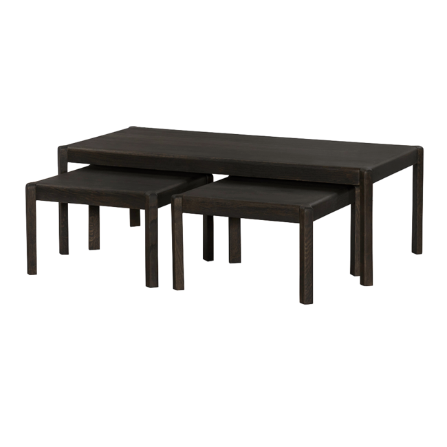 Tower Living Amalfi Salontafel- en Bijzettafelset basalt vanaf 50 cm
