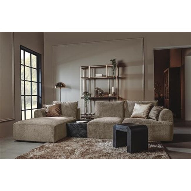 Tower Living Bank Canterbury 2 5-AR + Chaise L - Mona 120 Taupe