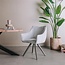 Tower Living Riviera Armstoel - fabric Brego 02 light grey (draaibaar)