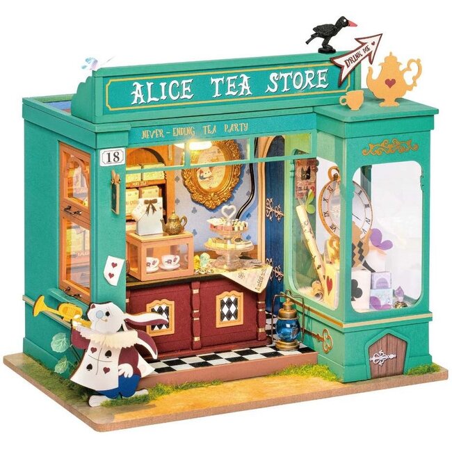 Robotime Houten bouwpakket Alice's Tea Store