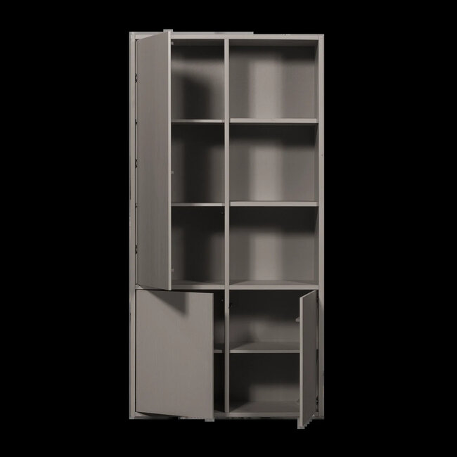 Woood MEREL opbergkast grenen warm grjs [fsc]