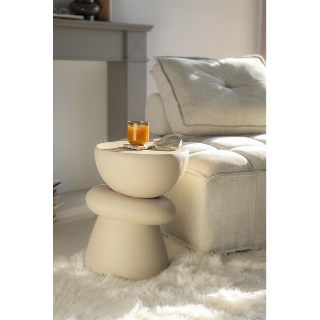 By Boo Bijzettafel Kerun - beige