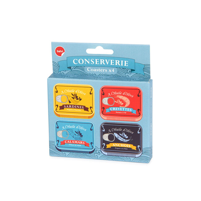 Balvi Conserverie  onderzetters (set van 4)