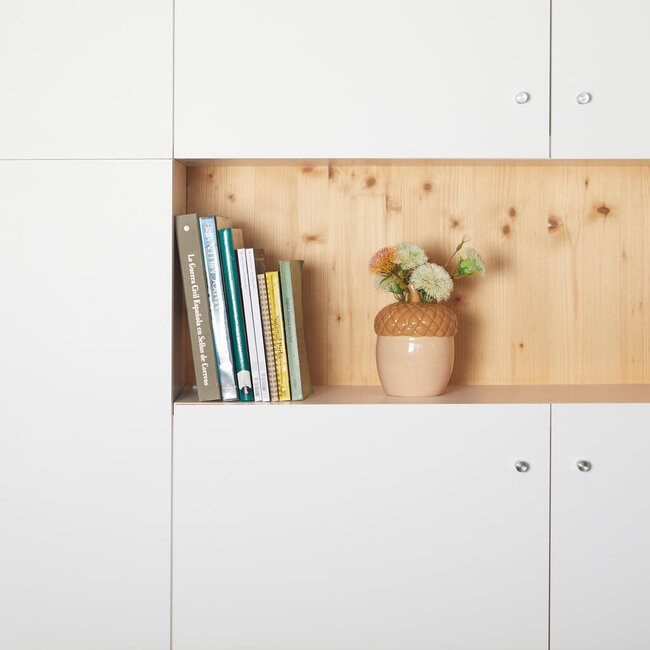 Balvi Vaas Acorn 20 cm – Keramiek – Bruin