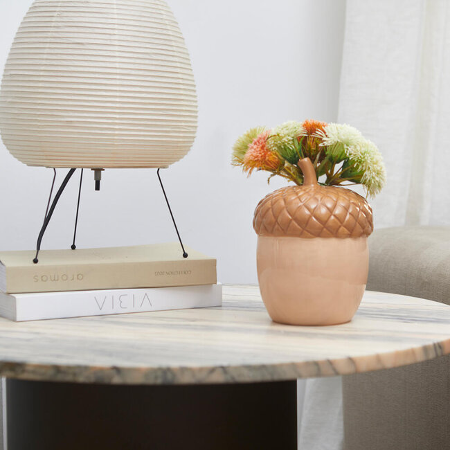 Balvi Vaas Acorn 20 cm – Keramiek – Bruin