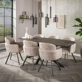 WoonStijl Eettafel Bronvik deens ovaal 215 cm