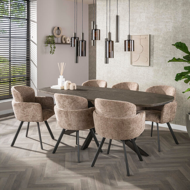 WoonStijl Eettafel Bronvik deens ovaal 215 cm