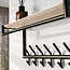 WoonStijl Kapstok Terra roede en hoedenplank 2x7 haken