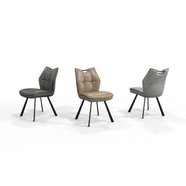 Wildeboer & v/d Weide Eettafelstoel Mabel zonder arm - stof C-Adore 110