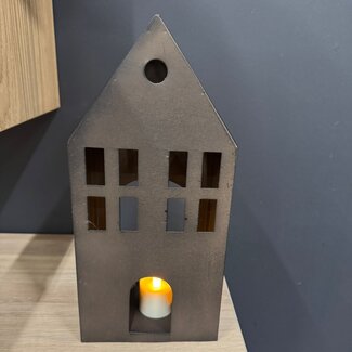 Light en Living Ornament 14x9x30 cm CROMANE bruin