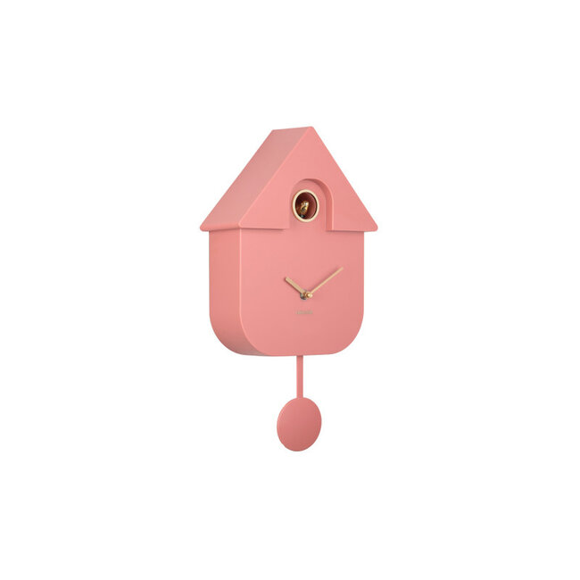 Karlsson Wandklok Modern Cuckoo Oro Roze