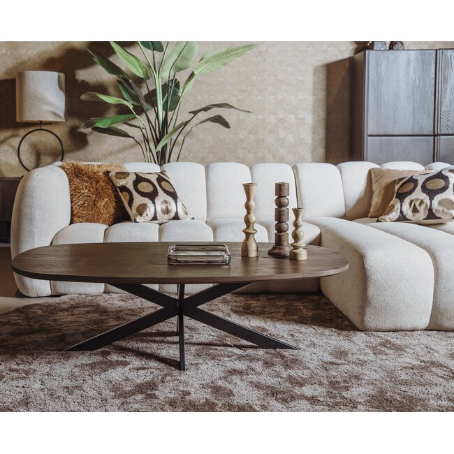 Tower Living Hoekbank Corby met Chaise Longue - links of rechts